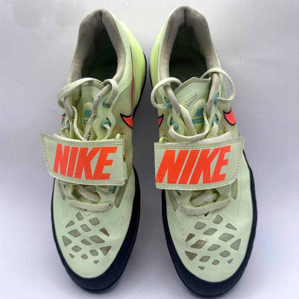 Nike Zoom Rotational 6 Throwing Shoes Mens 6.5 Lime Glow Green Orange Athletic